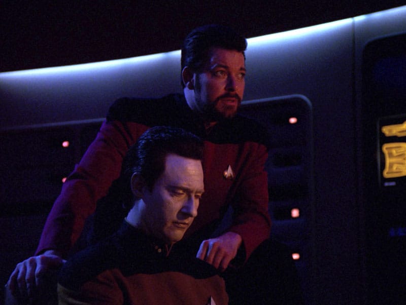 Data and Riker