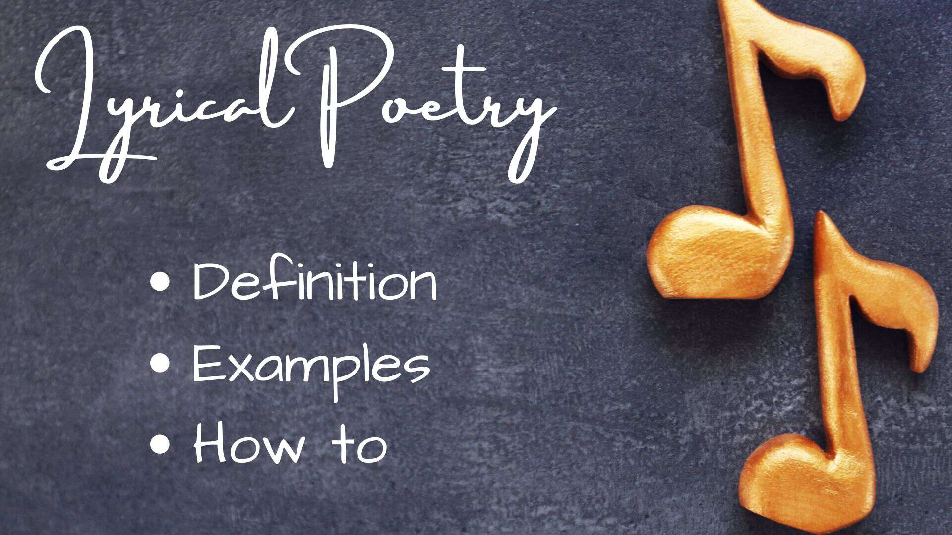 What is a Lyric Poem: Definition & Examples - The Art of Narrative